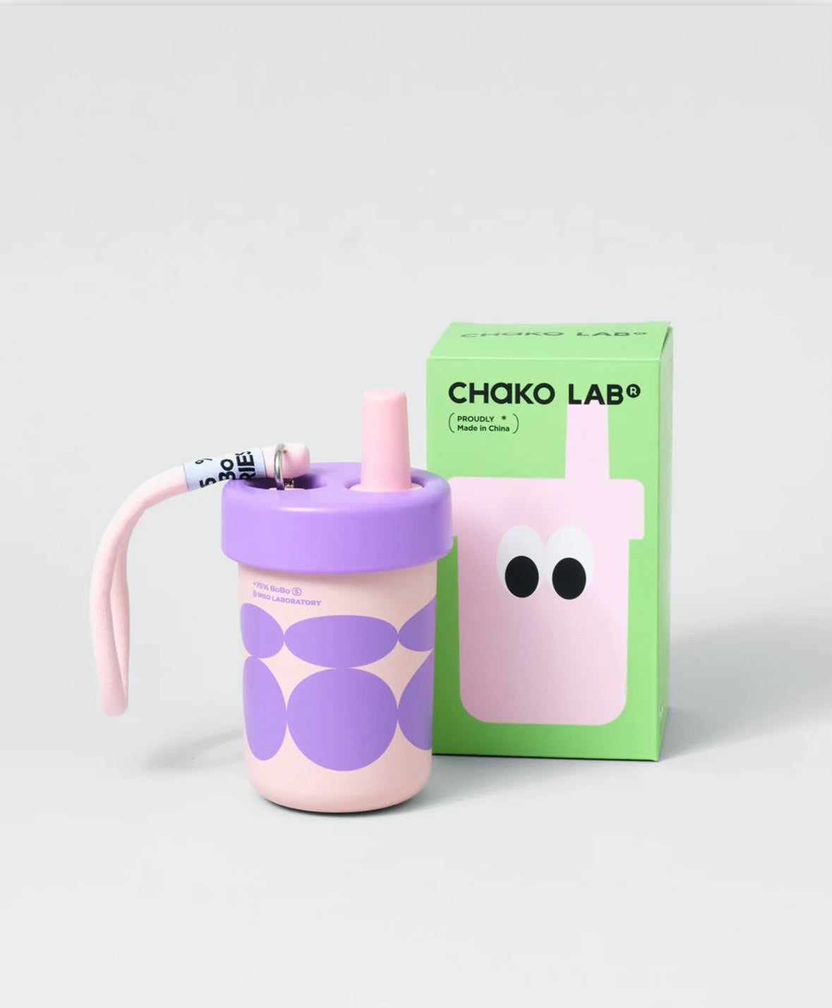 BoBo tumbler - Purple print