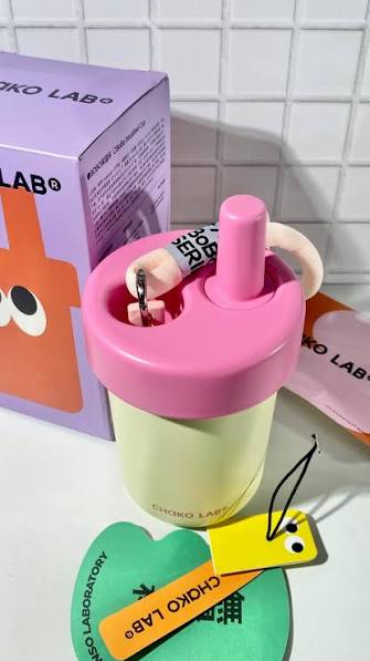 BoBo tumbler - Yellow/Pink