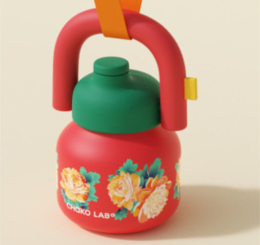 Lin Lin kettle - Flowers red